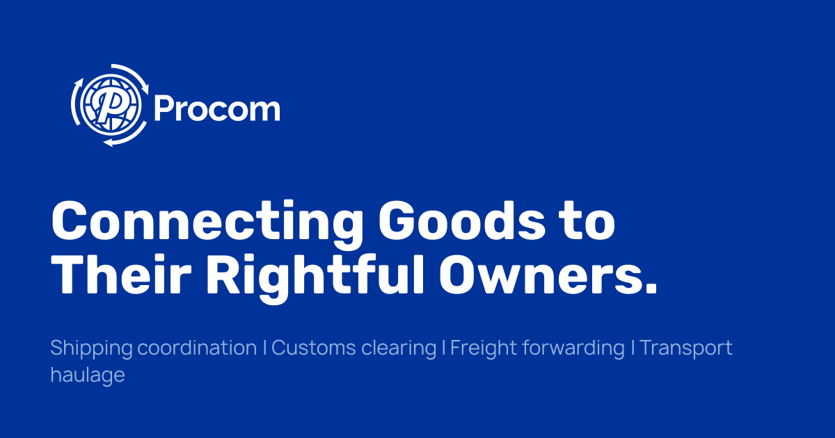 Shipping coordination | Procom Logistics